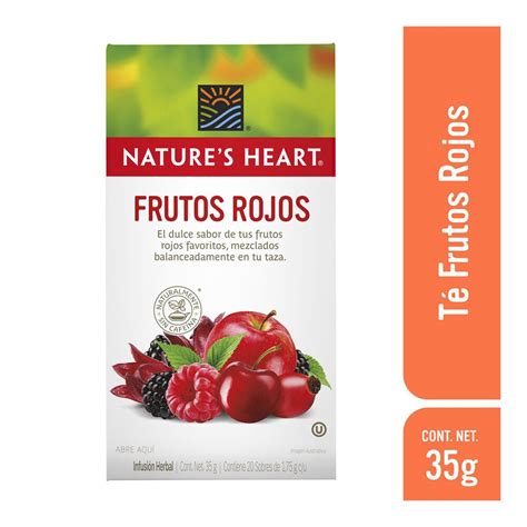 Té De Frutos Rojos Natures Heart Red Fruits 35g Soriana