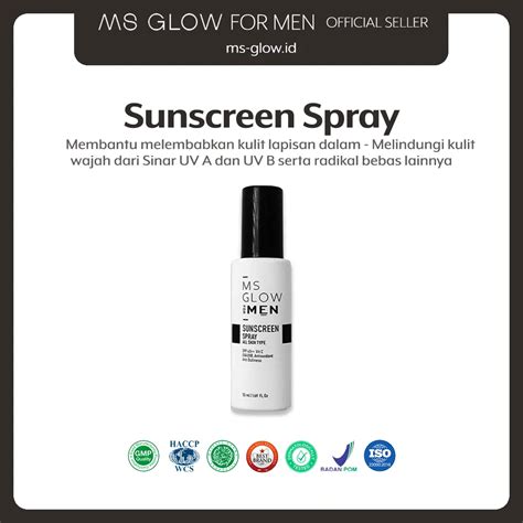 Sunscreen Spray Ms Glow For Men