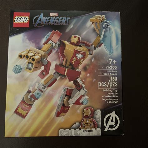 Lego Iron Man Mech Armor Set Marvel Avengers Robot Suit New Ebay