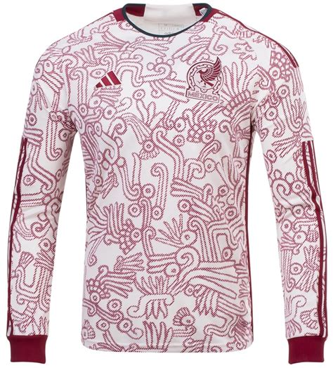 Mexico World Cup Long Sleeve 2022 2023 Away Men Football Soccer Shirt