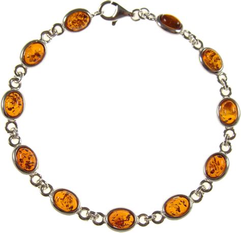 Bracelet Femme Ambre Argent 925 1000 Bijoux Bracelets Amazon Fr