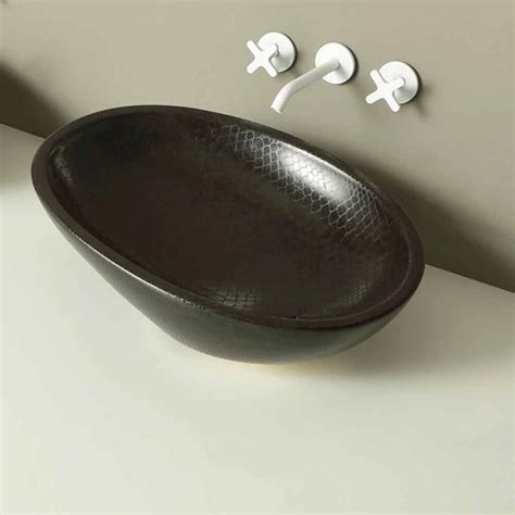 Lavabo Dappui Design Céramique En Python Noir Fait En Italie Animals