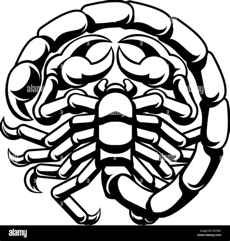 Scorpio Symbol Horoscope Zodiac Graphic Hi Res Stock Photography And