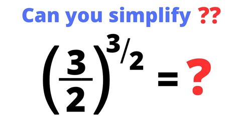 A Nice Math Problem Math Olympiad Question Simplification Best Trick Youtube