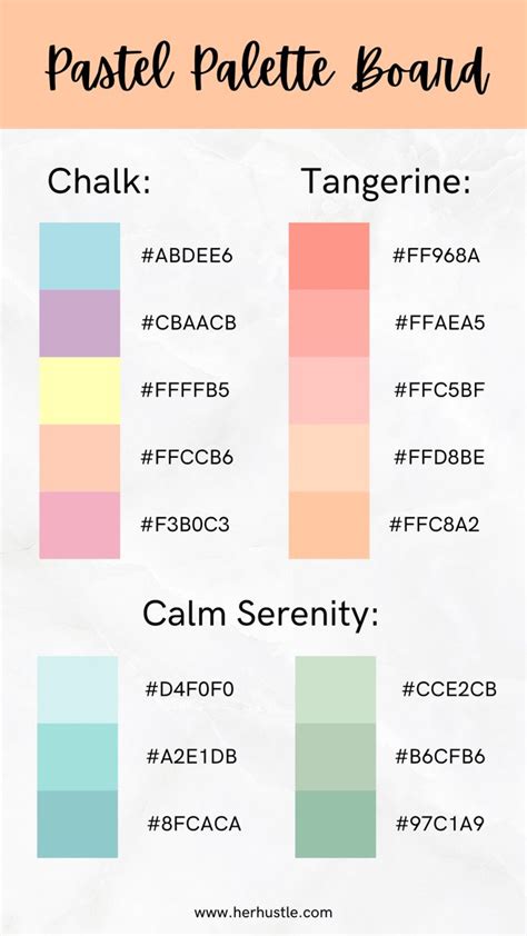 Pastel Hex Codes Pastel Aesthetic Color Schemes Pastel Colors Images