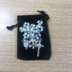 Saint Benedict Glow In The Dark Rosary Etsy