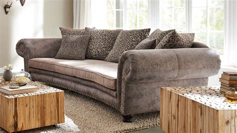 Woods And Trends Megasofa Bigsofa Colonial Living Mit Federkern Bezug