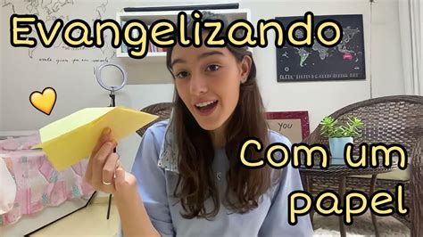 Evangelismo Criativo Uma Folha De Papel Youtube