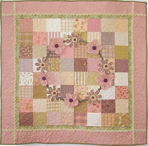 Ring Around The Rosies Girl Baby Quilt Pattern