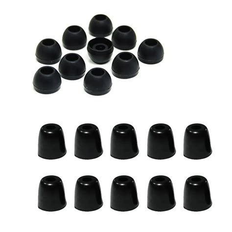 Silicone Replacement Ear Buds And Memory Foam Ear Bud Tips Large 5 Pairs Each In Earphone