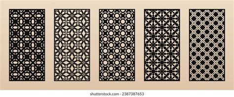 Laser Cut Cnc Cutting Patterns Vector Stock Vector (Royalty Free) 2387387653 | Shutterstock