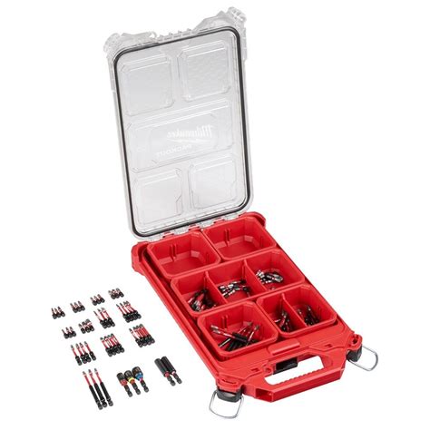 Milwaukee Tool Shockwave Impact Duty Driver Bit Packout Set 100 Piece