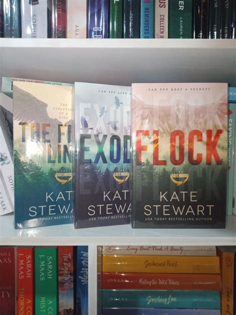 The Ravenhood Trilogy By Kate Stewart Flock Exodus The Finish Line On