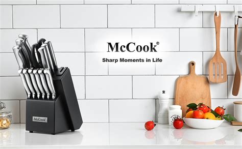 Amazon Mccook Mc Knife Sets Pieces German Stainless Steel