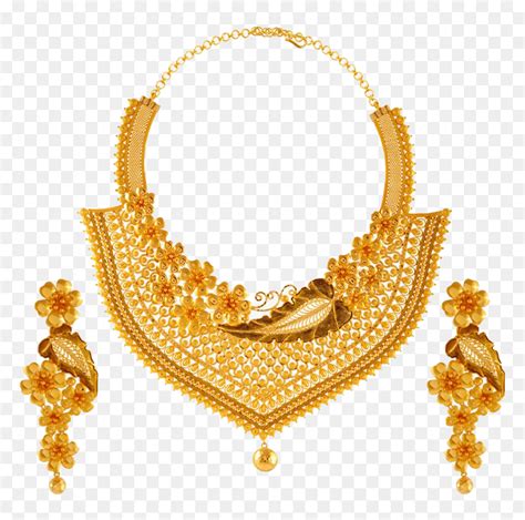 K Gold Necklace Png Free Background Kt Gold Necklace Set