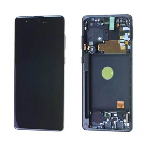 Ecran LCD OLED Noir Avec Châssis Pour Samsung Galaxy Note 10 Lite N770F