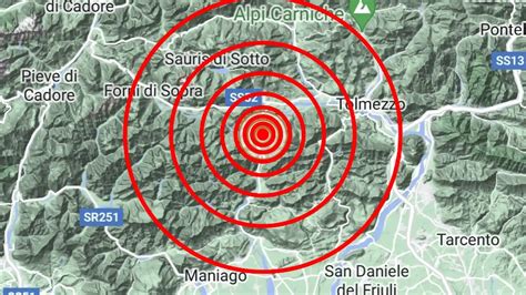 Forte Scossa Di Terremoto In Friuli Venezia Giulia Avvertito Anche In