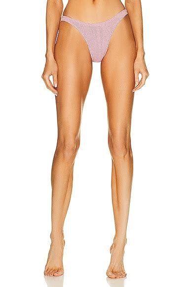 Bond Eye Scene Bikini Brief In Blush Lurex Fwrd