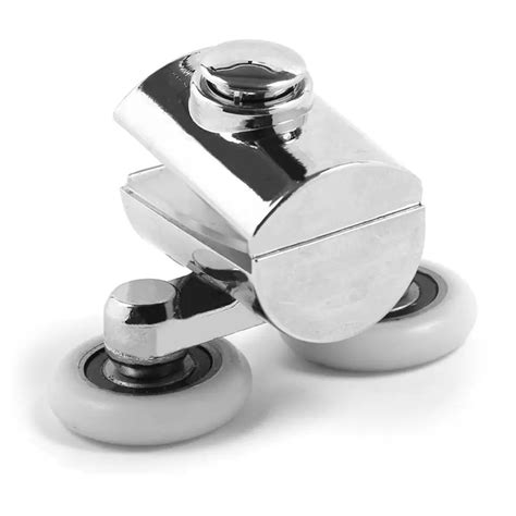 New 2 X Twin Top Shower Door Wheels Heavy Duty Zinc Alloy Rollers Runnersdoor Rollers Aliexpress