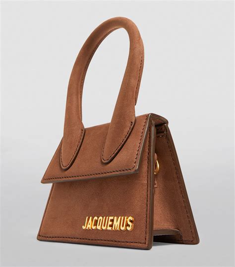 Jacquemus Mini Suede Le Chiquito Top Handle Bag Harrods Us