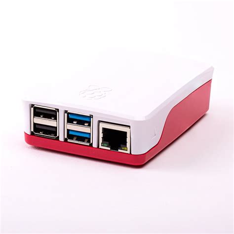 Official Raspberry Pi B Case Red White Raspberrypi Dk