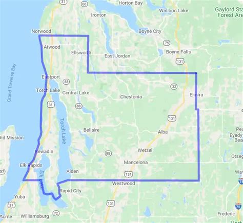 Usda Home Loan Eligible Regions Of Antrim County Michigan