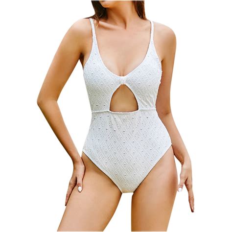 Bikini de Color sólido a la moda para mujer traje de baño Sexy con patrón tridimensional calado