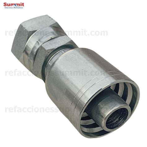 Conector Recto Rosca Jic Flare Hembra Manguera R Y R