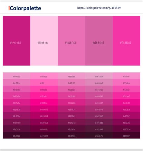 30 Pastel Pink Color Palette | Curated collection of Color Palettes