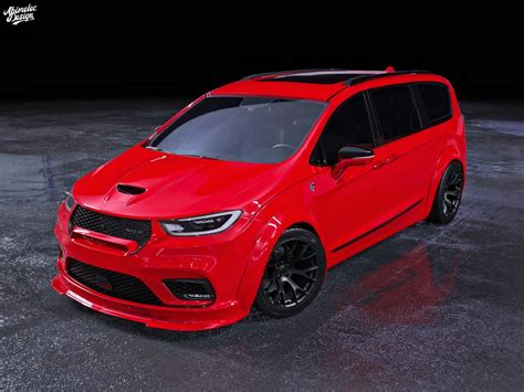 A YouTuber Is Building A Chrysler Pacifica Hellcat | Carscoops