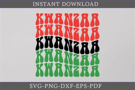 Retro Kwanzaa Groovy Wave Svg Shirt Graphic By Craftdesign · Creative