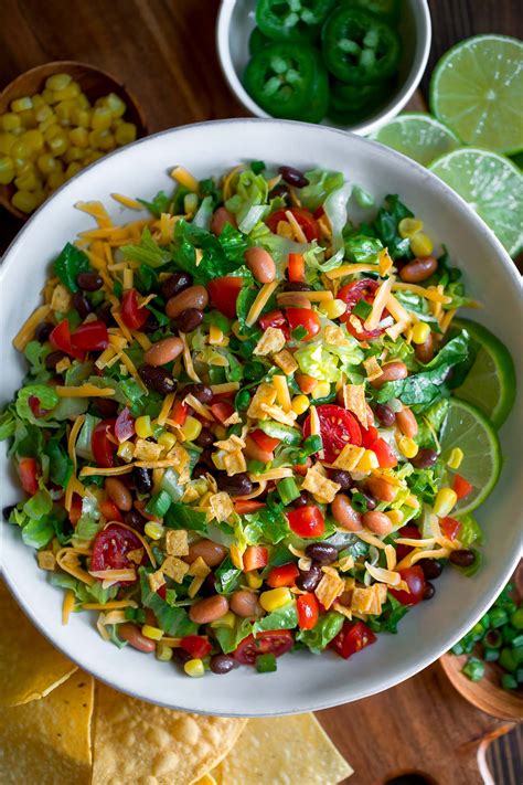 Vegetarian Taco Salad Recipe Peas And Crayons