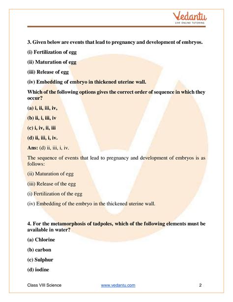 Solution Ncert Exemplar Class Science Solutions Chapter Reaching