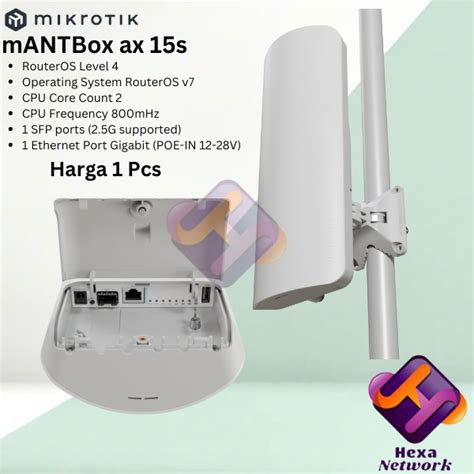 Jual Mikrotik L22ugs 5haxd2haxd 15s Mantbox Ax 15s Sector Antenna