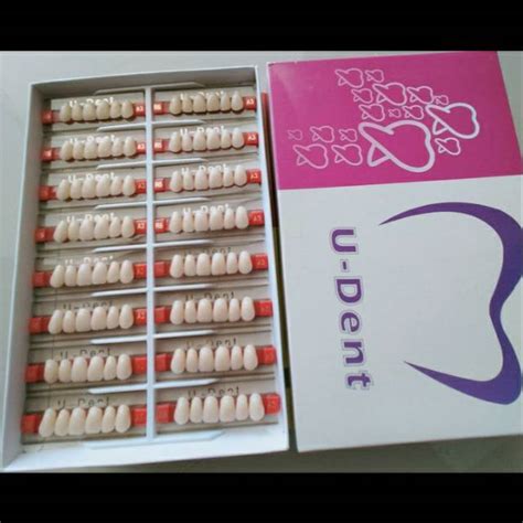 Jual Gigi Palsu U Dent Anterior Depan Gigi Tiruan Resin Teeth