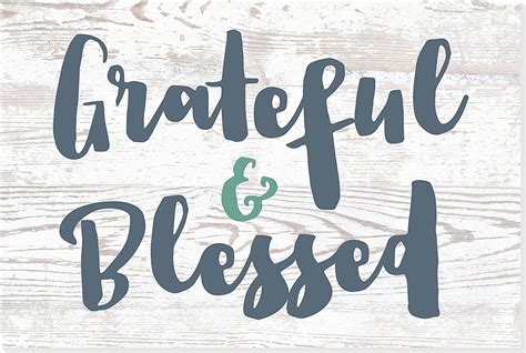 Grateful And Blessed Rustic Wood Wall Sign X Walmart