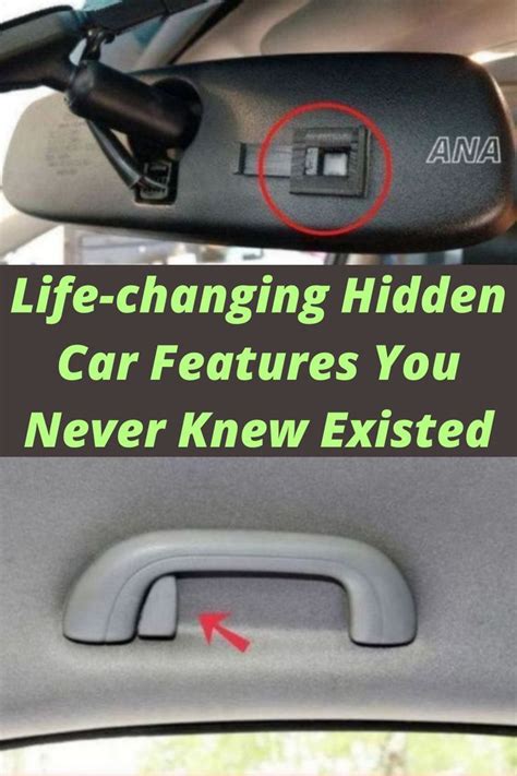 Life Changing Hidden Car Features You Never Knew Existed Car Features