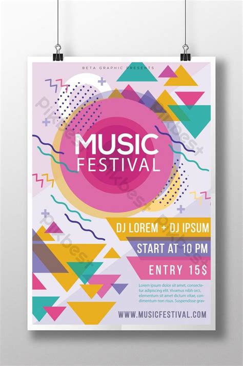 Music Festival Poster Design Ai Free Download Pikbest