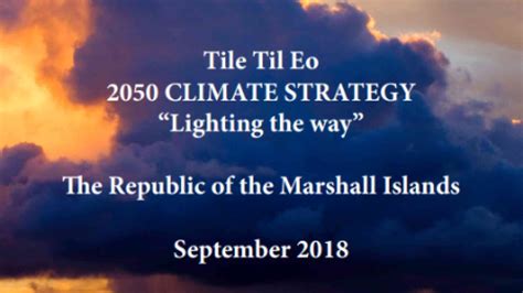 Tile til eo: Marshall Islands 2050 climate strategy | PreventionWeb