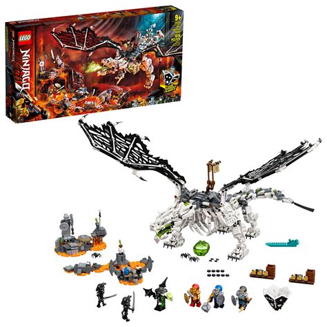 Buy LEGO NINJAGO Skull Sorcerer’s Dragon 71721 NINJAGO Dragon Set Featuring Warrior Toy Figures ...