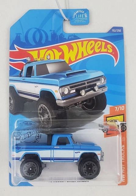 Hot Wheels Dodge Power Wagon Hw Hot Trucks Blue White Noc Picclick Uk