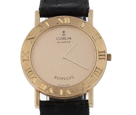 Corum Romvlvs Romulus In K Solid Yellow Gold Mm Suit Up Top