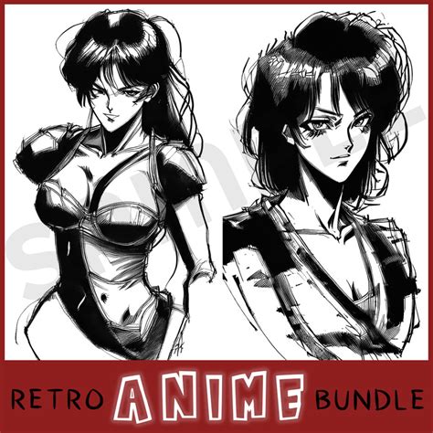 10 Retro Anime Female Characters - MasterBundles