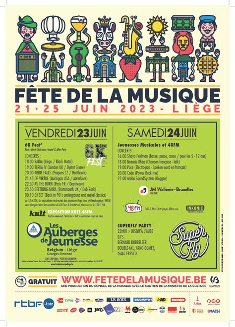 Du 23 Au 25 Juin 2023 Fête De La Musique Fête De La Musique à L