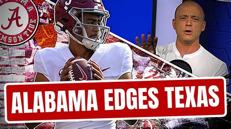 Alabama Beats Texas Josh Pate Rapid Reaction Late Kick Cut YouTube