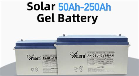 Deep Cycle Gel Solar Battery Company Manufacturer Supplier Anern