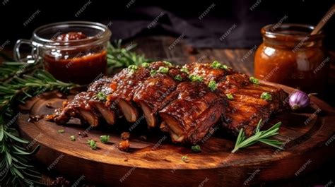 Premium AI Image | BBQ Ribs