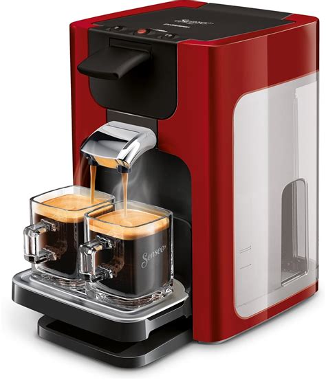 Philips Senseo Hd Pod Coffee Machine Liters Rouge Amazon