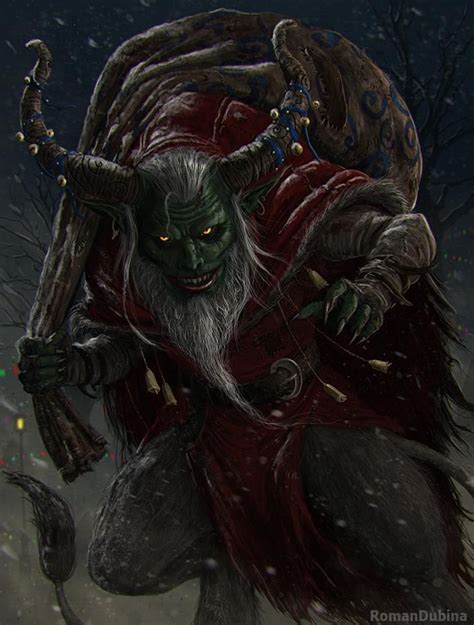 Krampus By Romandubina On Deviantart Krampus Creepy Christmas Dark Art