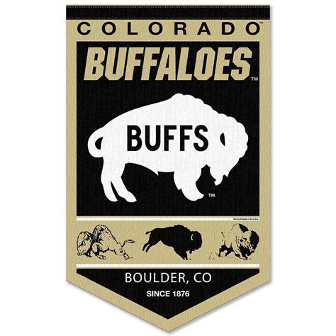 Colorado Buffaloes Heritage Logo History Banner - State Street Products